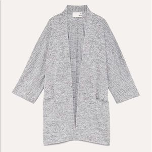 Aritzia Wilfred Free Zlata Sweater Grey